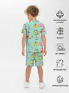 Детская пижама с шортами / Яркие монстрики
