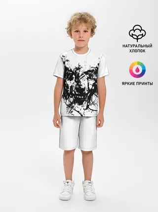 Детская пижама с шортами / Зверь