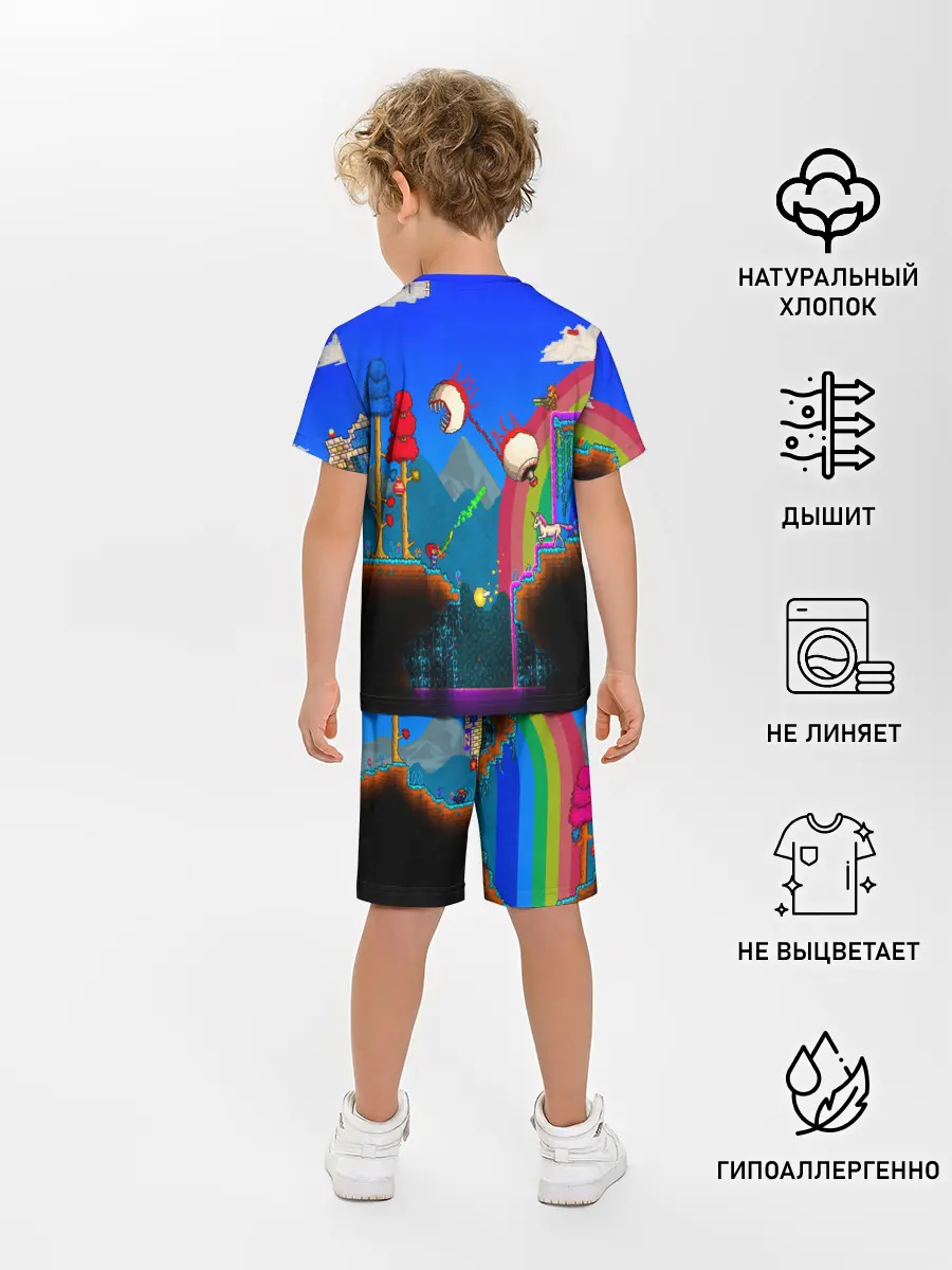 Детская пижама с шортами / TERRARIA GAME