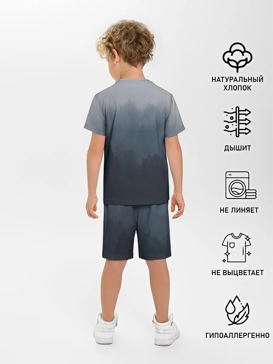 Детская пижама с шортами / BTS Forest