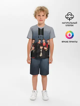 Детская пижама с шортами / BTS Forest