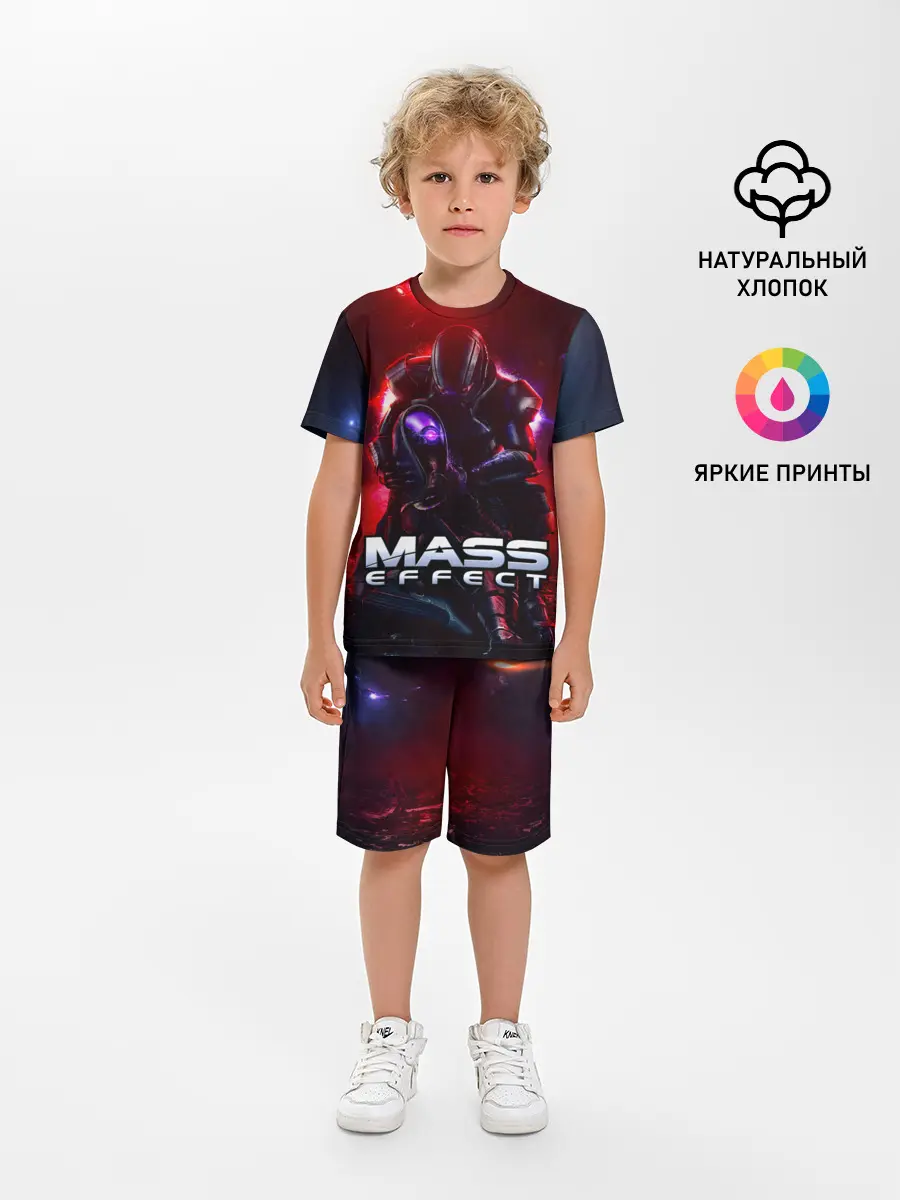 Детская пижама с шортами / Mass Effect