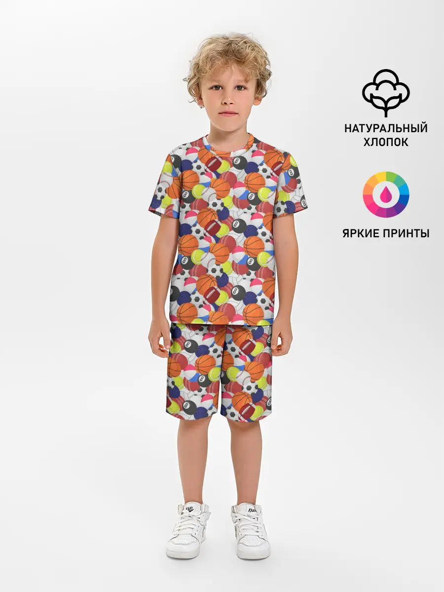 Детская пижама с шортами / Спорт