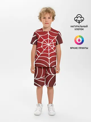 Детская пижама с шортами / Паутина
