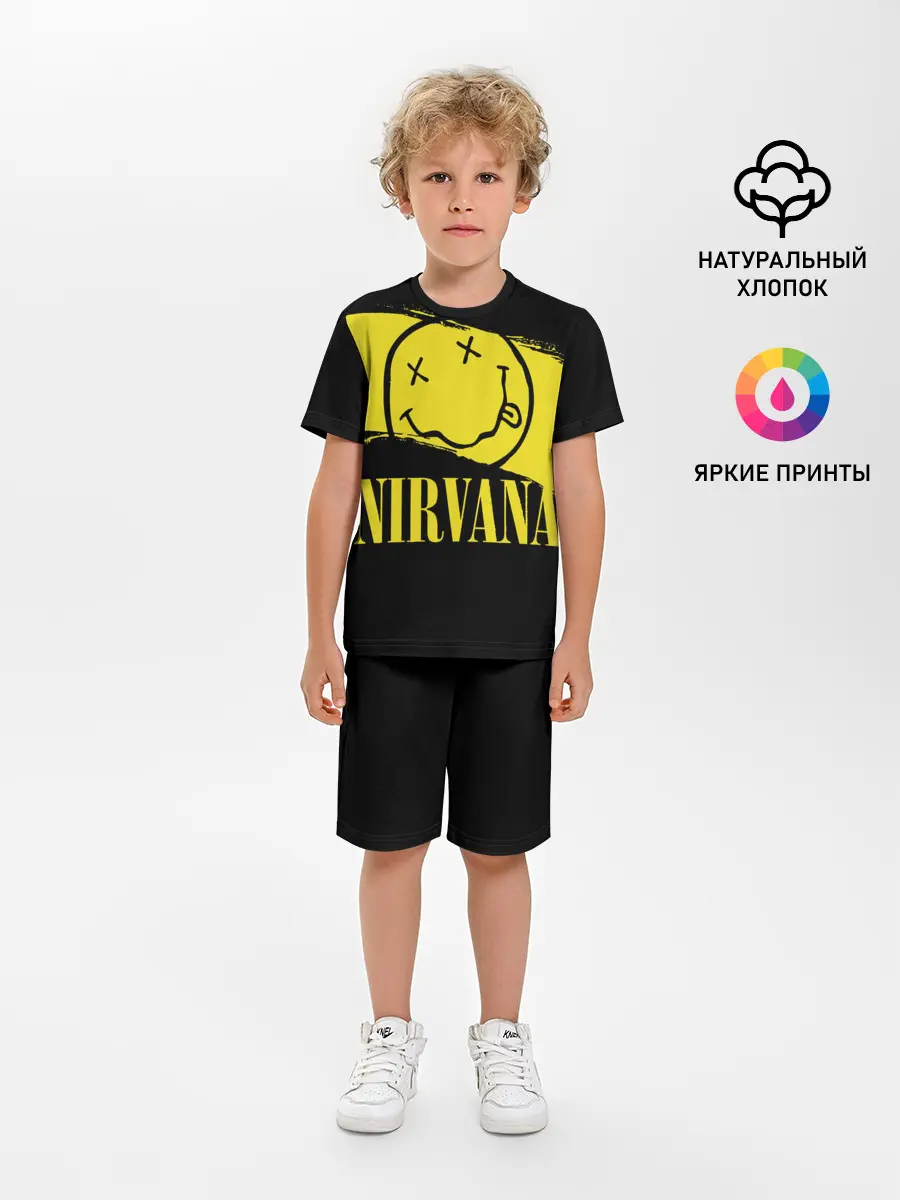 Детская пижама с шортами / Nirvana