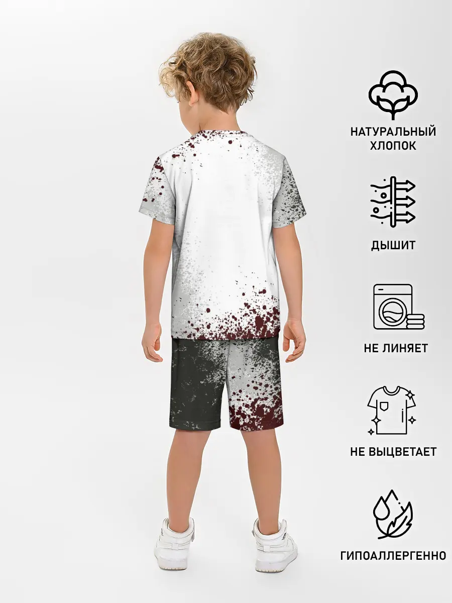 Детская пижама с шортами / Ghost of Tsushim | Призрак Цусима