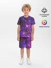 Детская пижама с шортами / Галактика