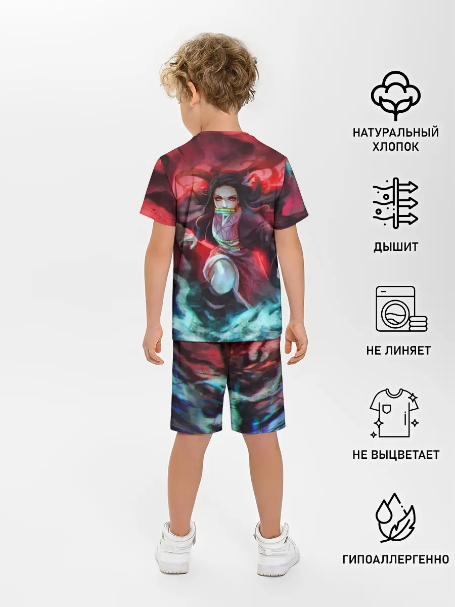 Детская пижама с шортами / НЕЗУКО КАМАДО