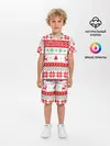Детская пижама с шортами / Новогодний Roblox