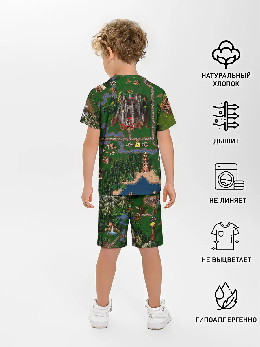 Детская пижама с шортами / Карта