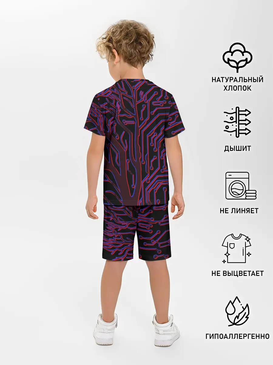 Детская пижама с шортами / Cyberpunk 2077