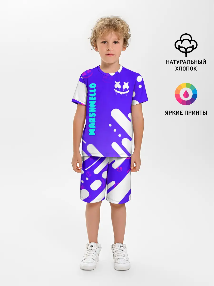 Детская пижама с шортами / MARSHMELLO / МАРШМЕЛЛОУ