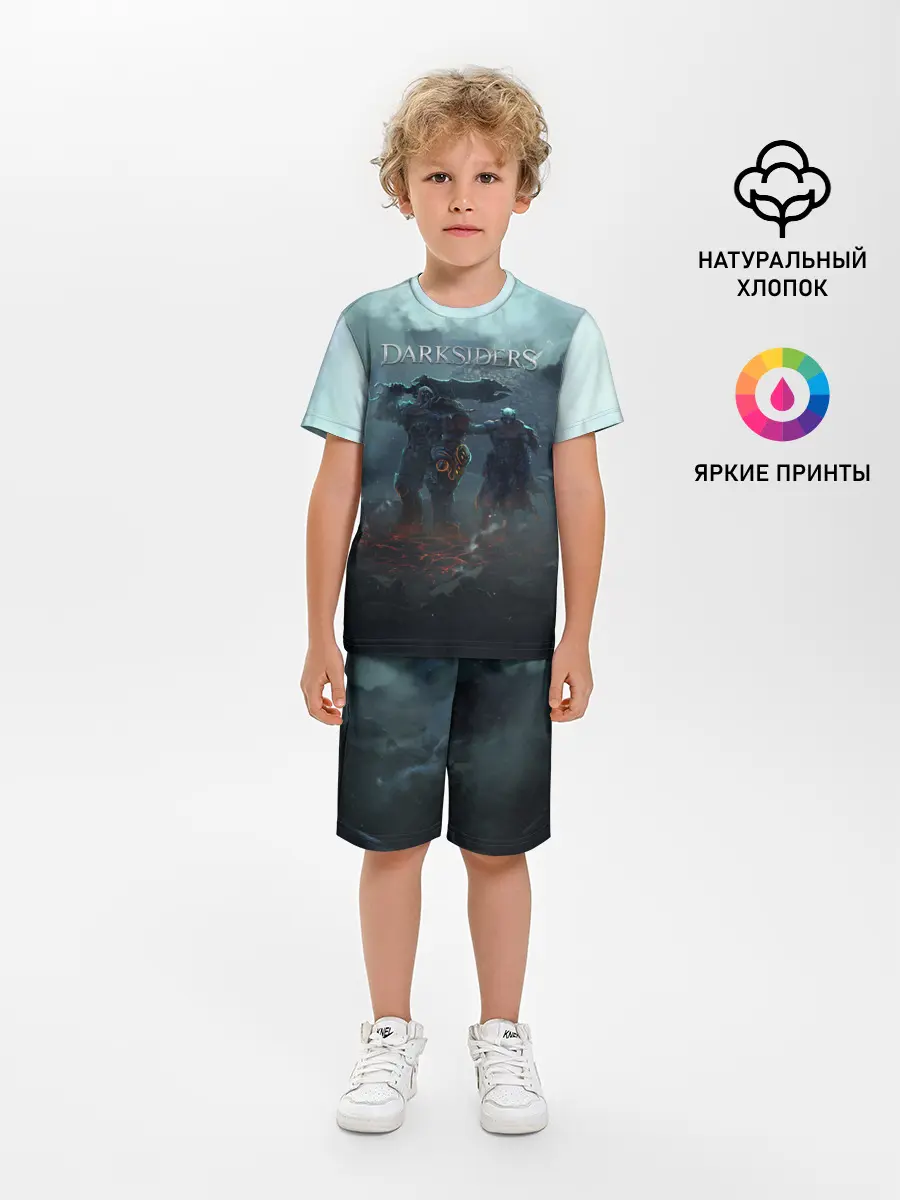 Детская пижама с шортами / Darksiders | Гнев Войны