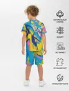 Детская пижама с шортами / Клякса