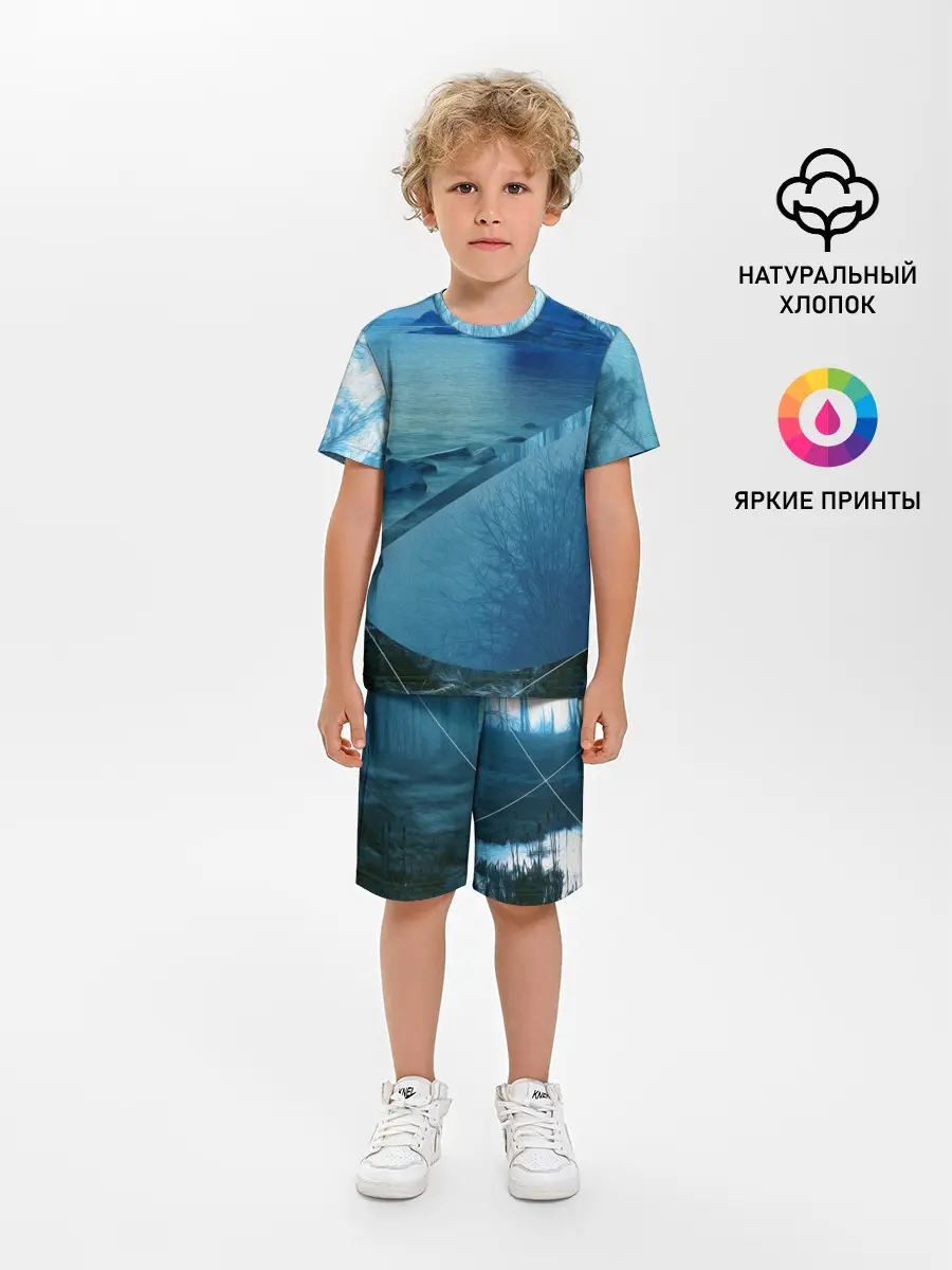 Детская пижама с шортами / ОЗЕРО