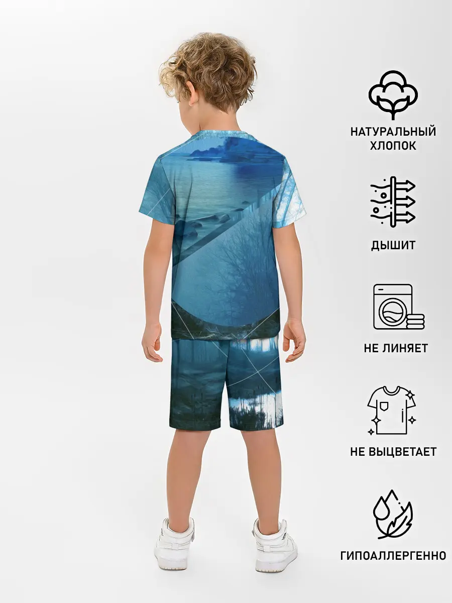 Детская пижама с шортами / ОЗЕРО