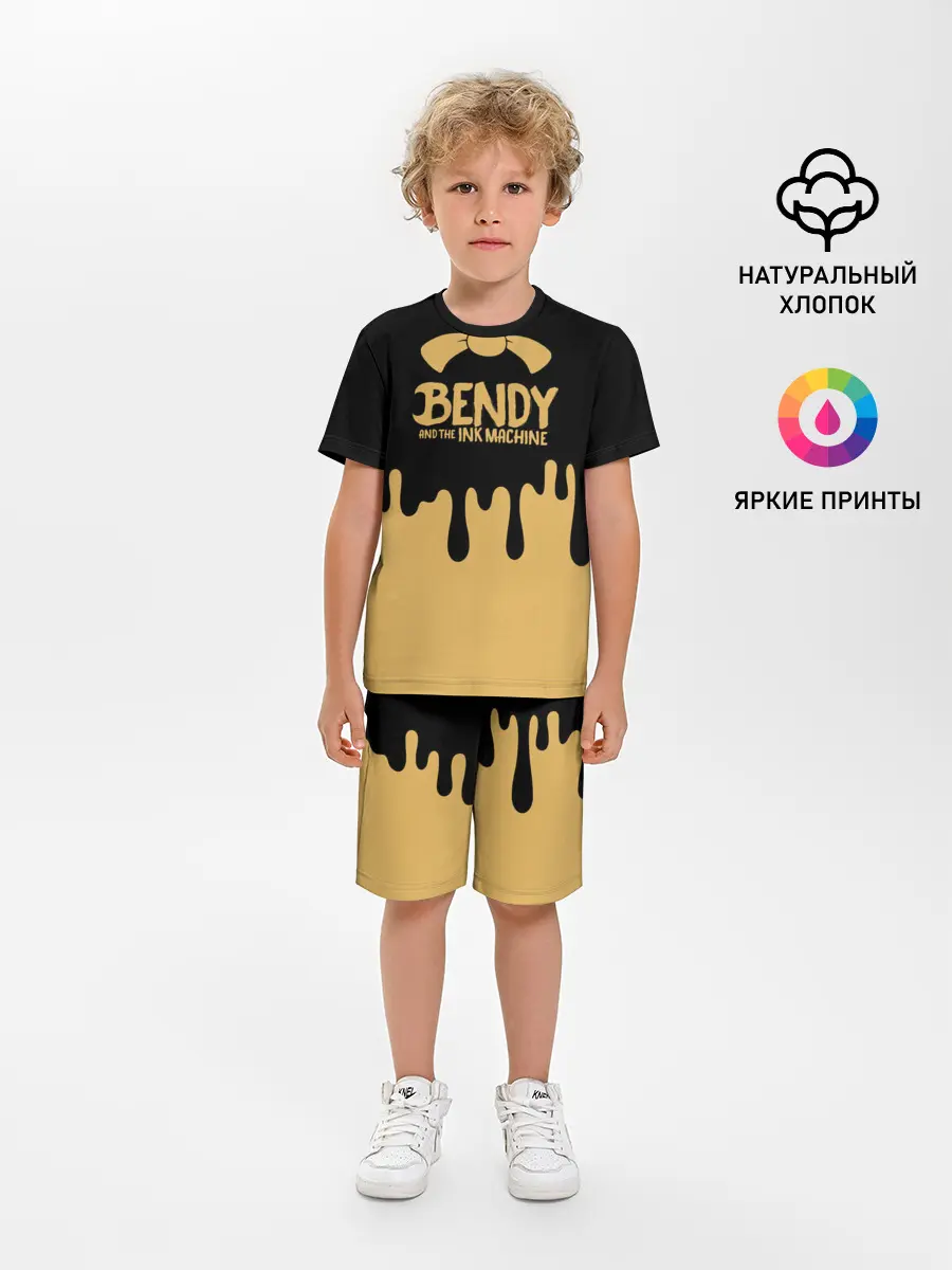 Детская пижама с шортами / Bendy And The Ink Machine