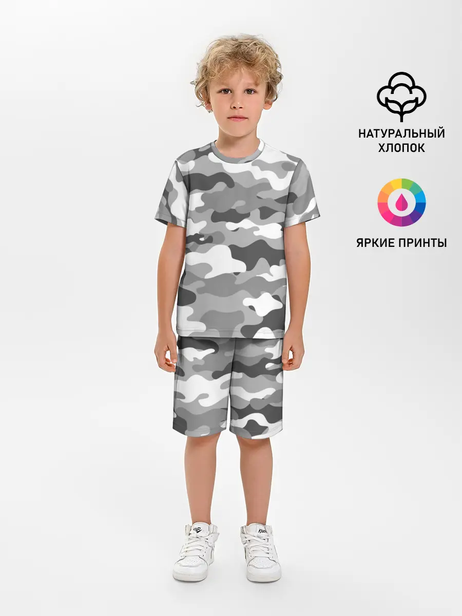 Детская пижама с шортами / МИЛИТАРИ
