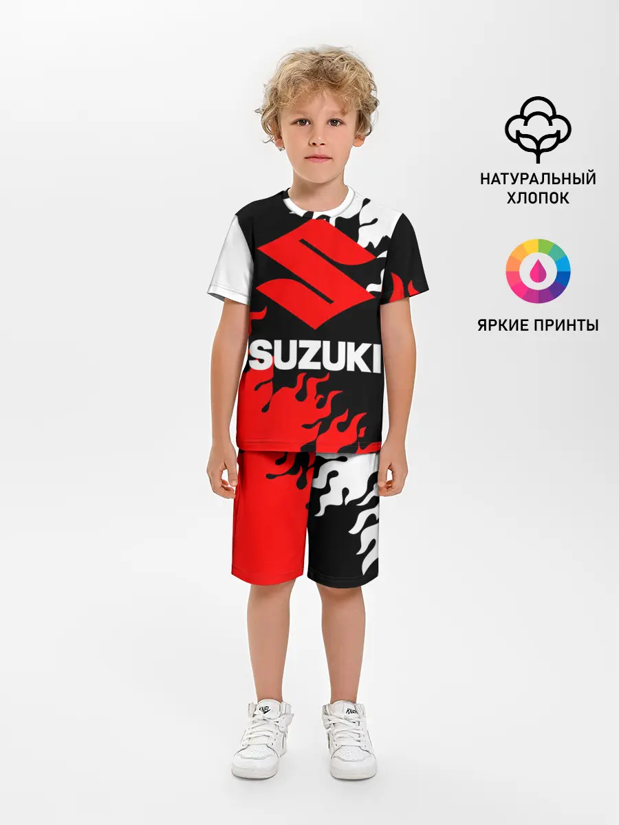 Детская пижама с шортами / SUZUKI