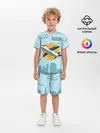 Детская пижама с шортами / Путешествия