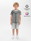 Детская пижама с шортами / Кибер Зебра