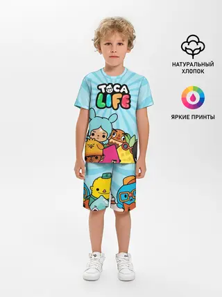 Детская пижама с шортами / Toca boca life