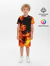 Детская пижама с шортами / ОГОНЬ | FIRE