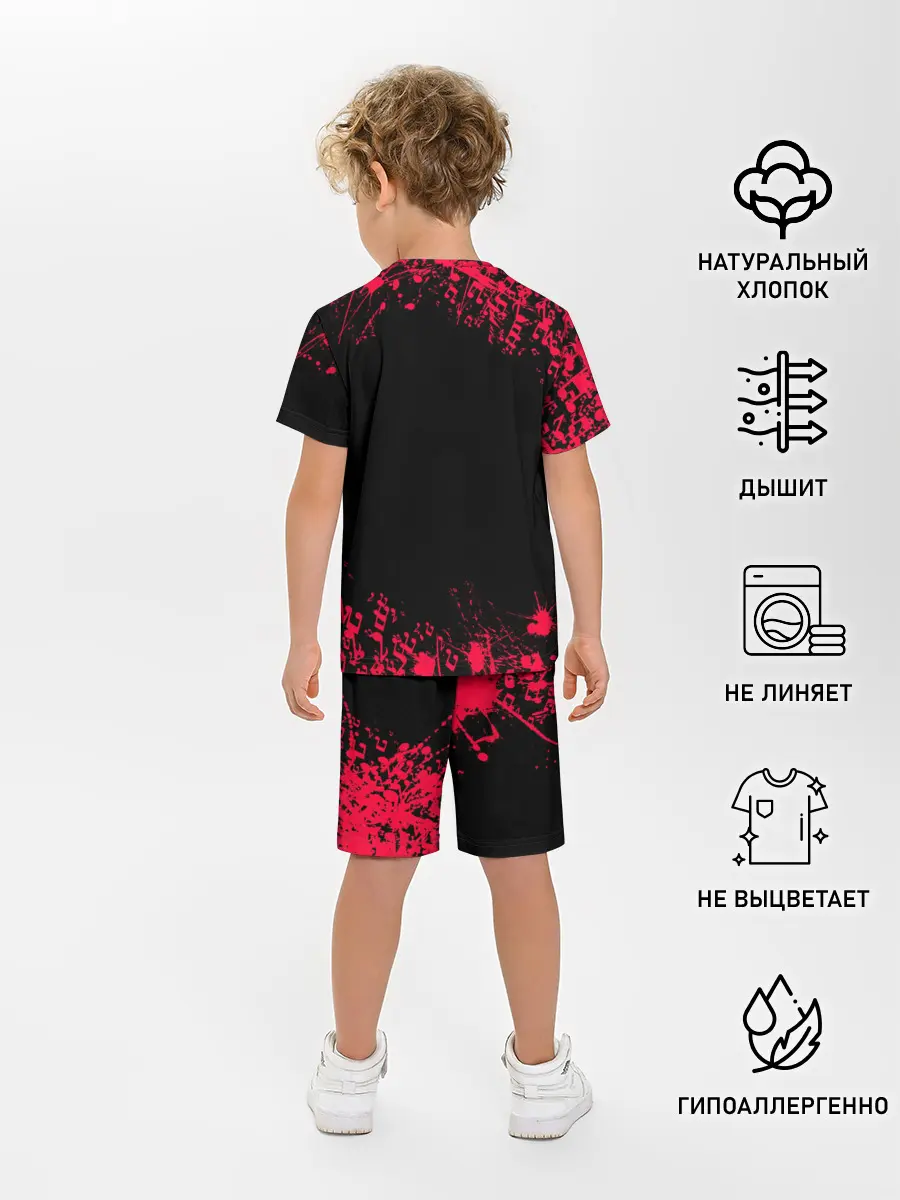 Детская пижама с шортами / HAZBIN HOTEL ALASTOR.