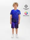 Детская пижама с шортами / СИНИЙ КОСМОС