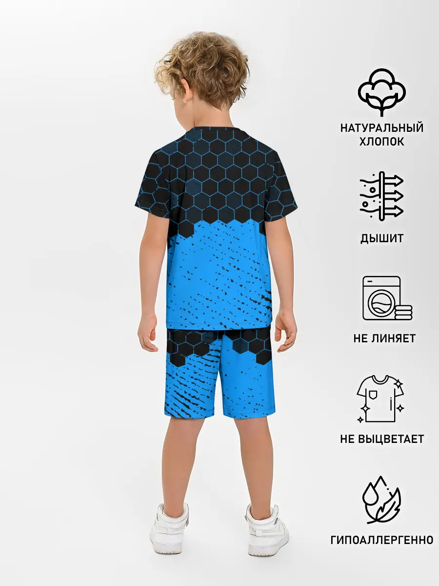 Детская пижама с шортами / Biomutant - Hexagon