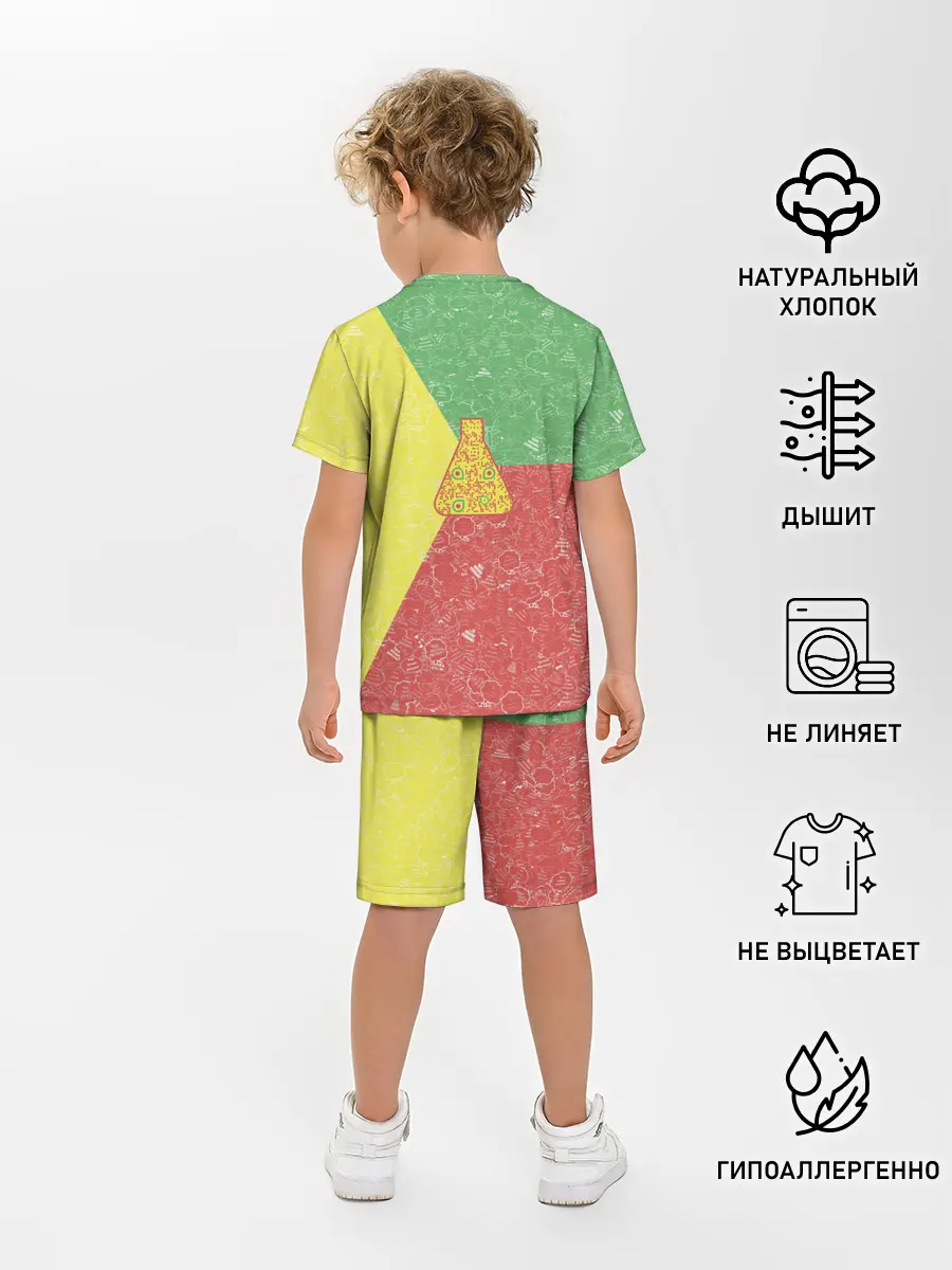 Детская пижама с шортами / Колба на фоне АПВ 3.1.8