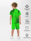Детская пижама с шортами / GREEN