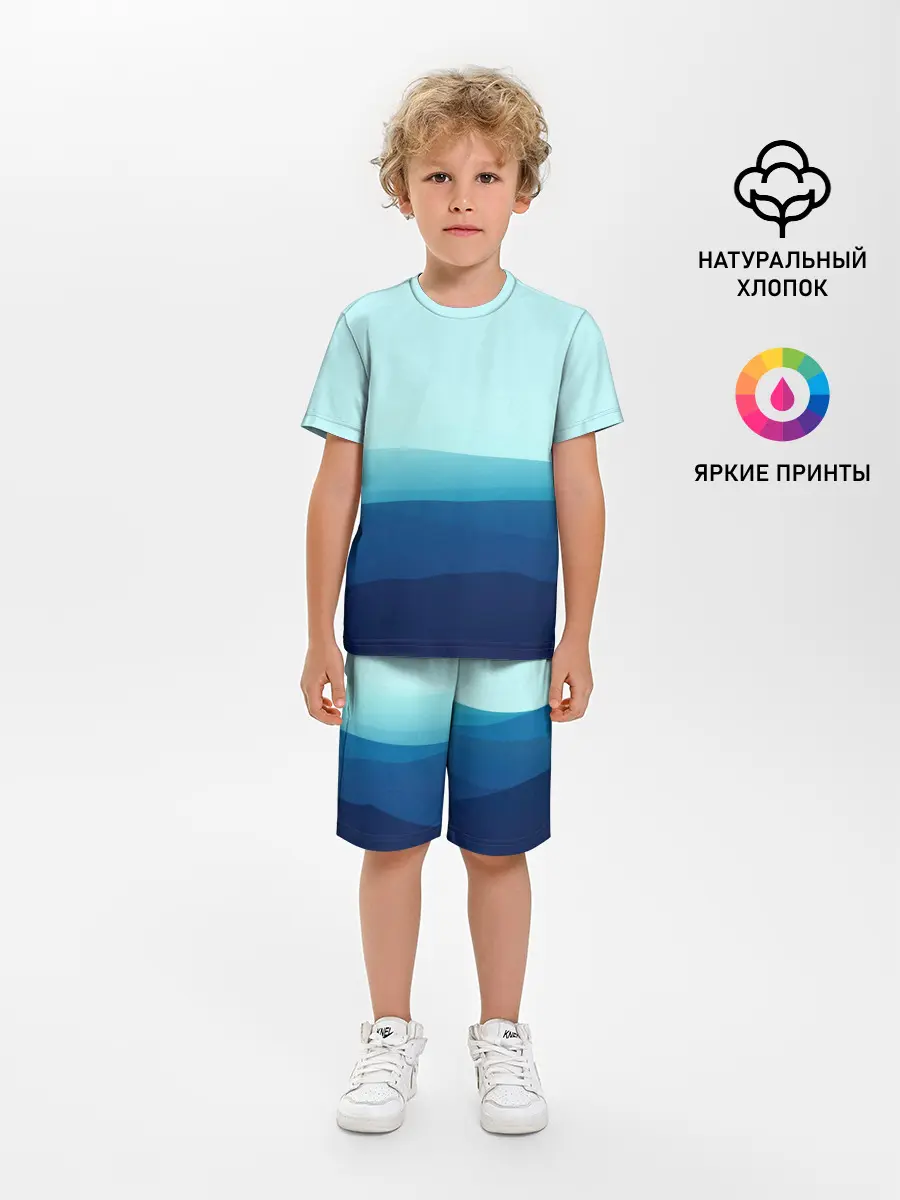 Детская пижама с шортами / Море