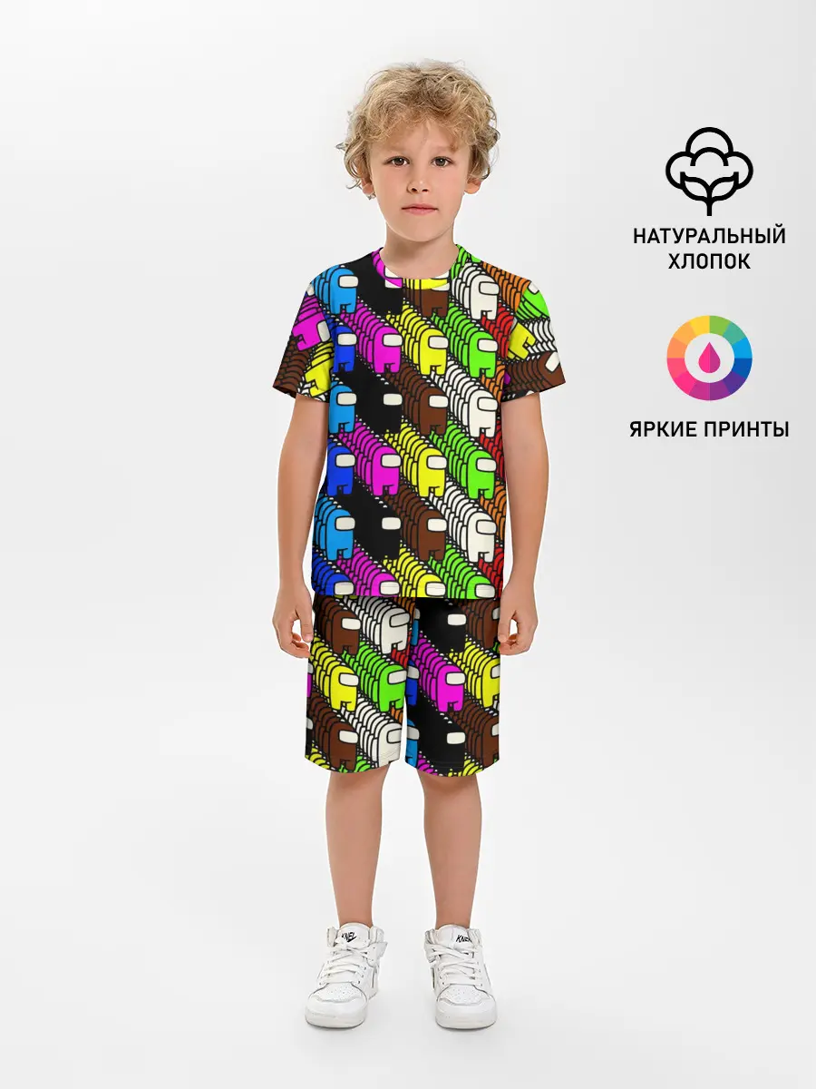 Детская пижама с шортами / AMONG US