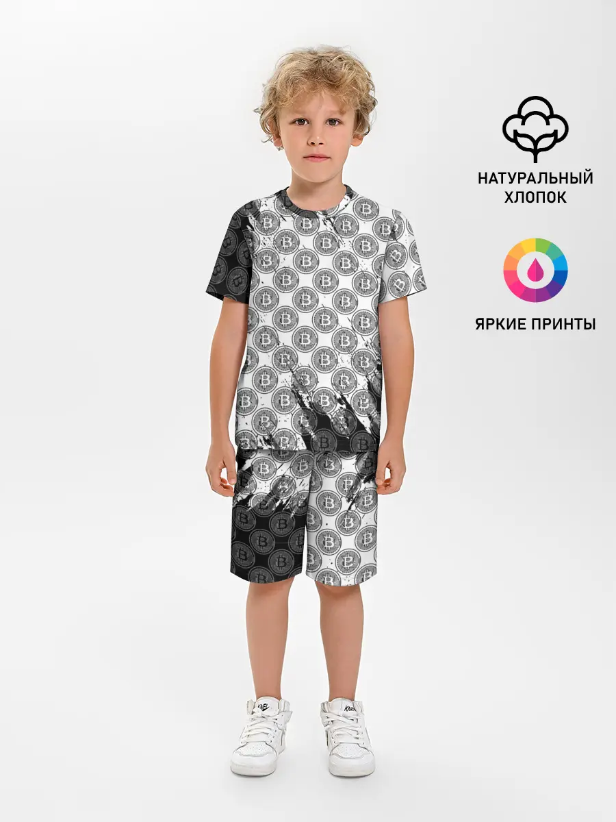 Детская пижама с шортами / Bitcoin