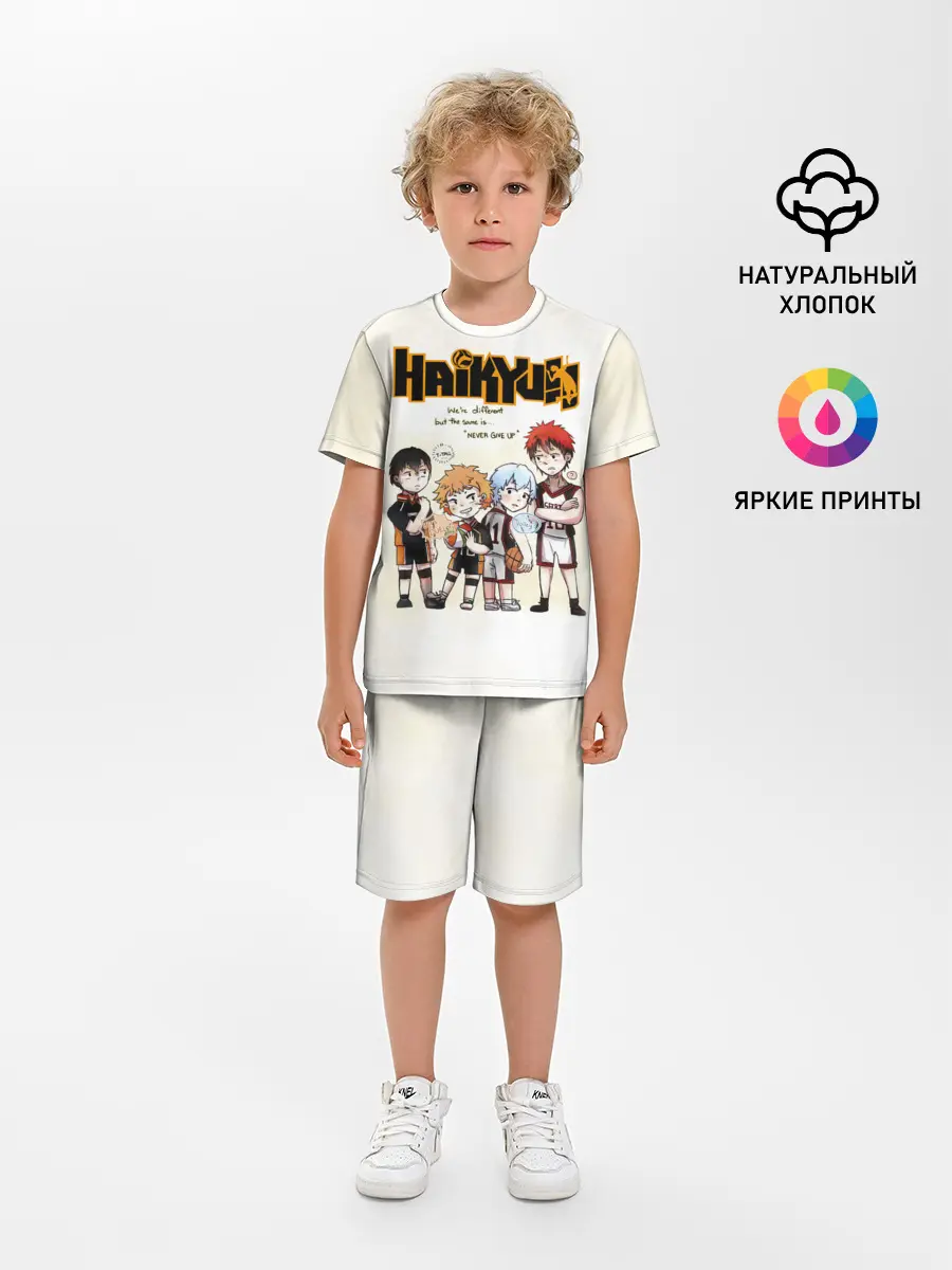 Детская пижама с шортами / Старшая Карасуно | Академия Шираторизава