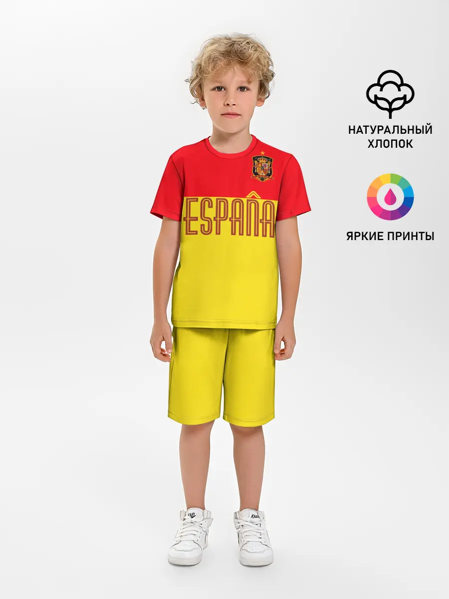 Детская пижама с шортами / Сборная Испании по футболу