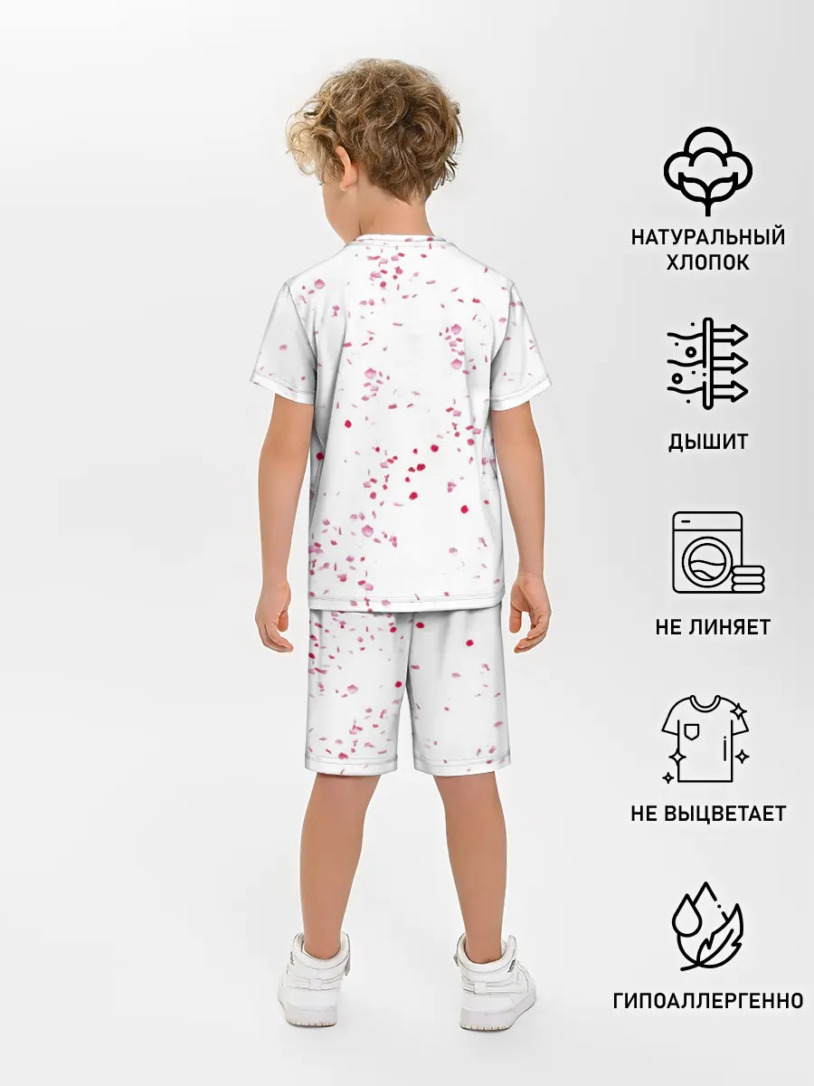 Детская пижама с шортами / Манга Аниме Любовь Сердце