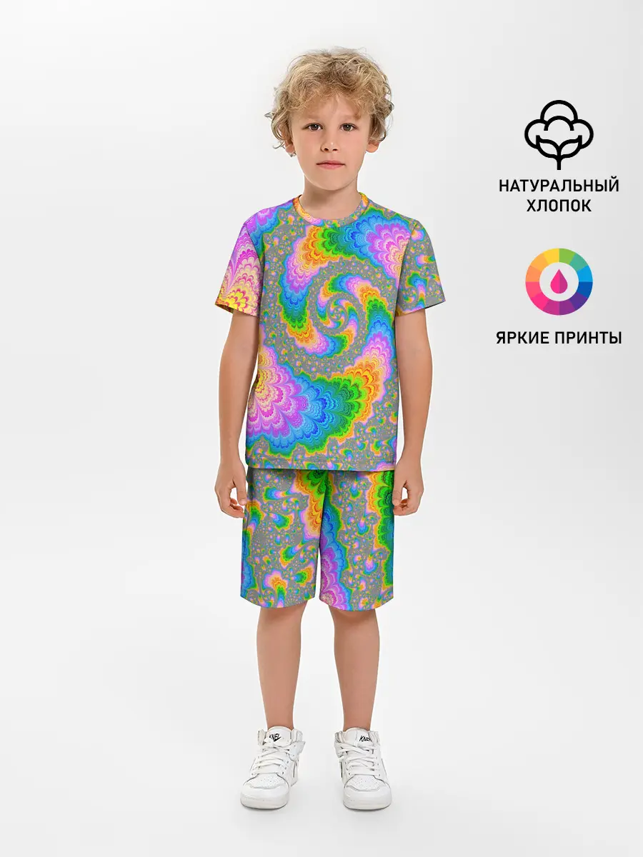 Детская пижама с шортами / КИСЛОТНЫЕ РАЗВОДЫ