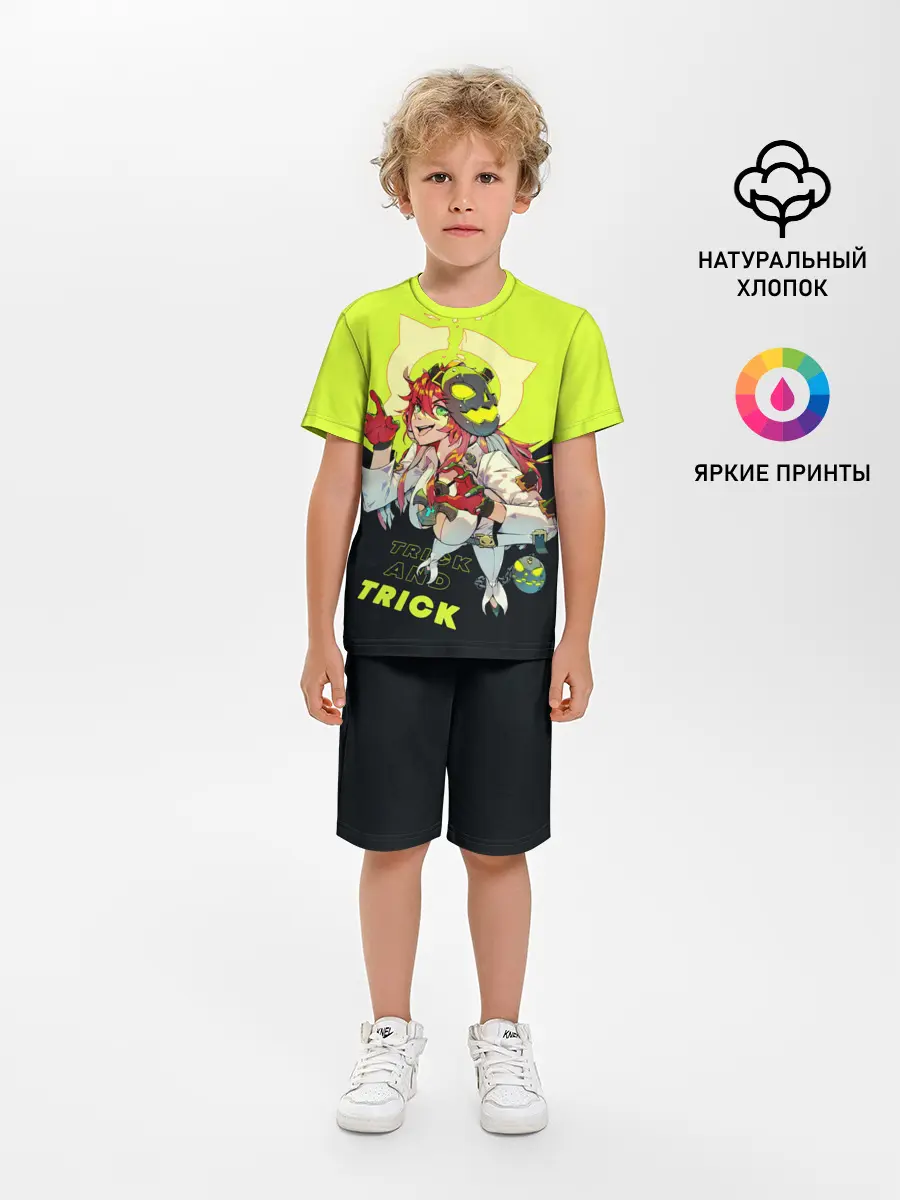 Детская пижама с шортами / Джек-О