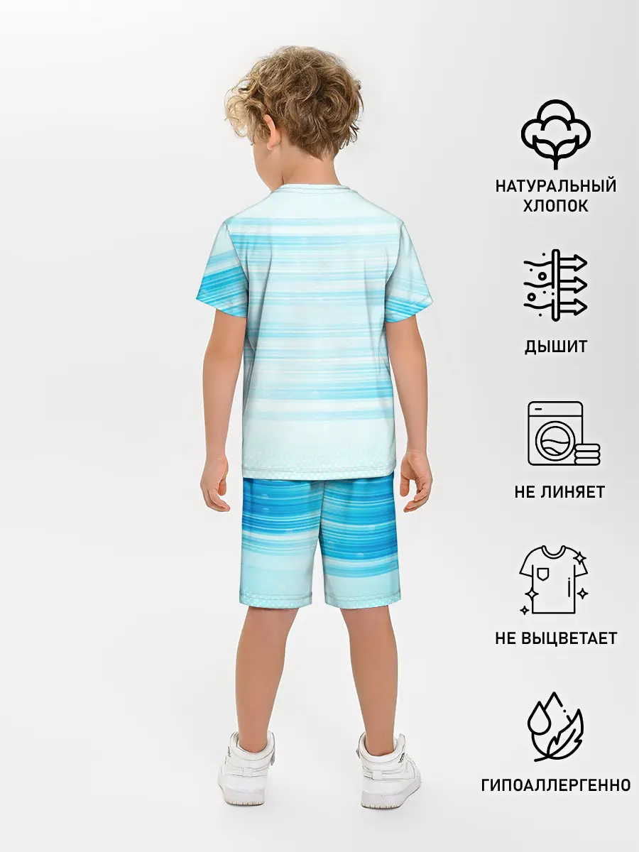 Детская пижама с шортами / Медузы