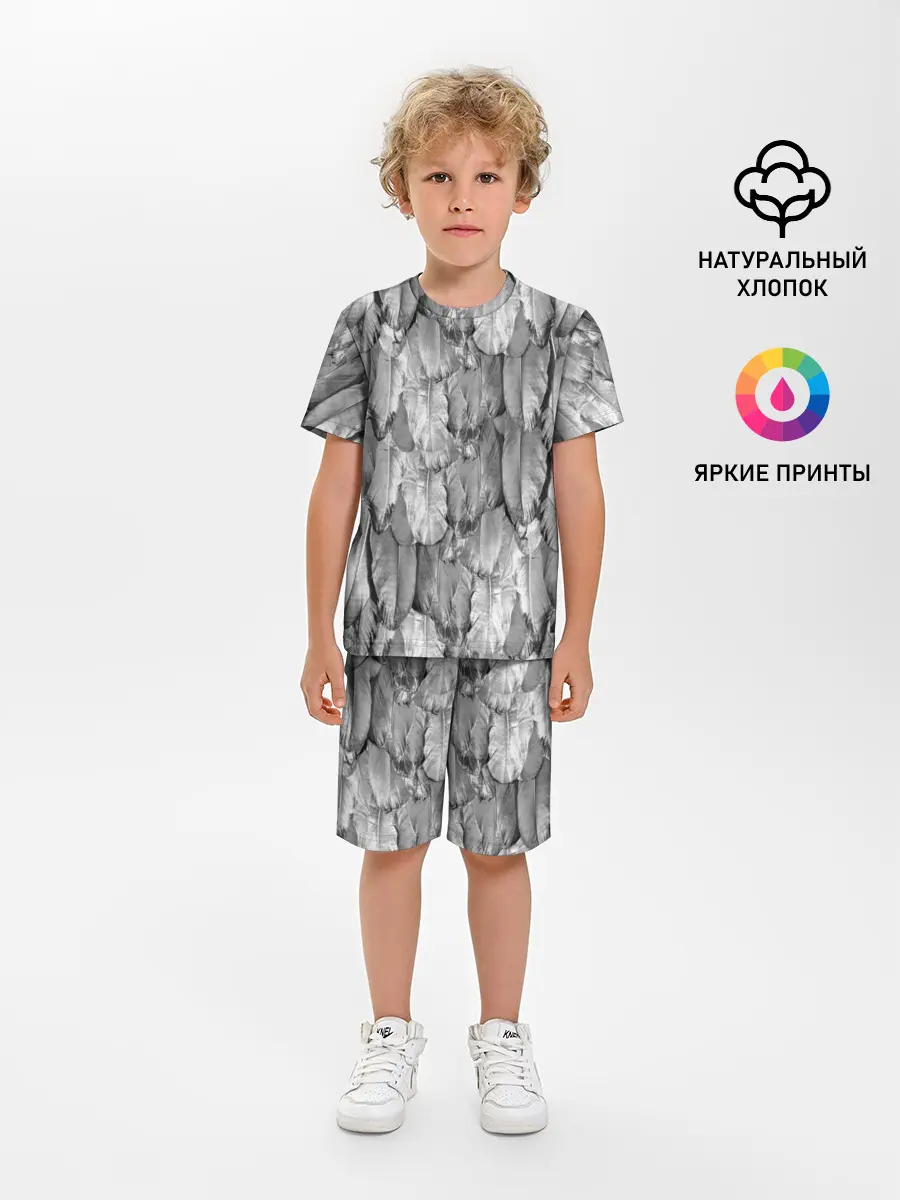 Детская пижама с шортами / White Raven