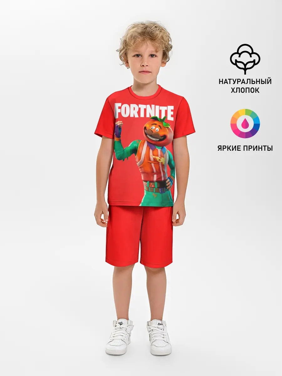 Детская пижама с шортами / Fortnite