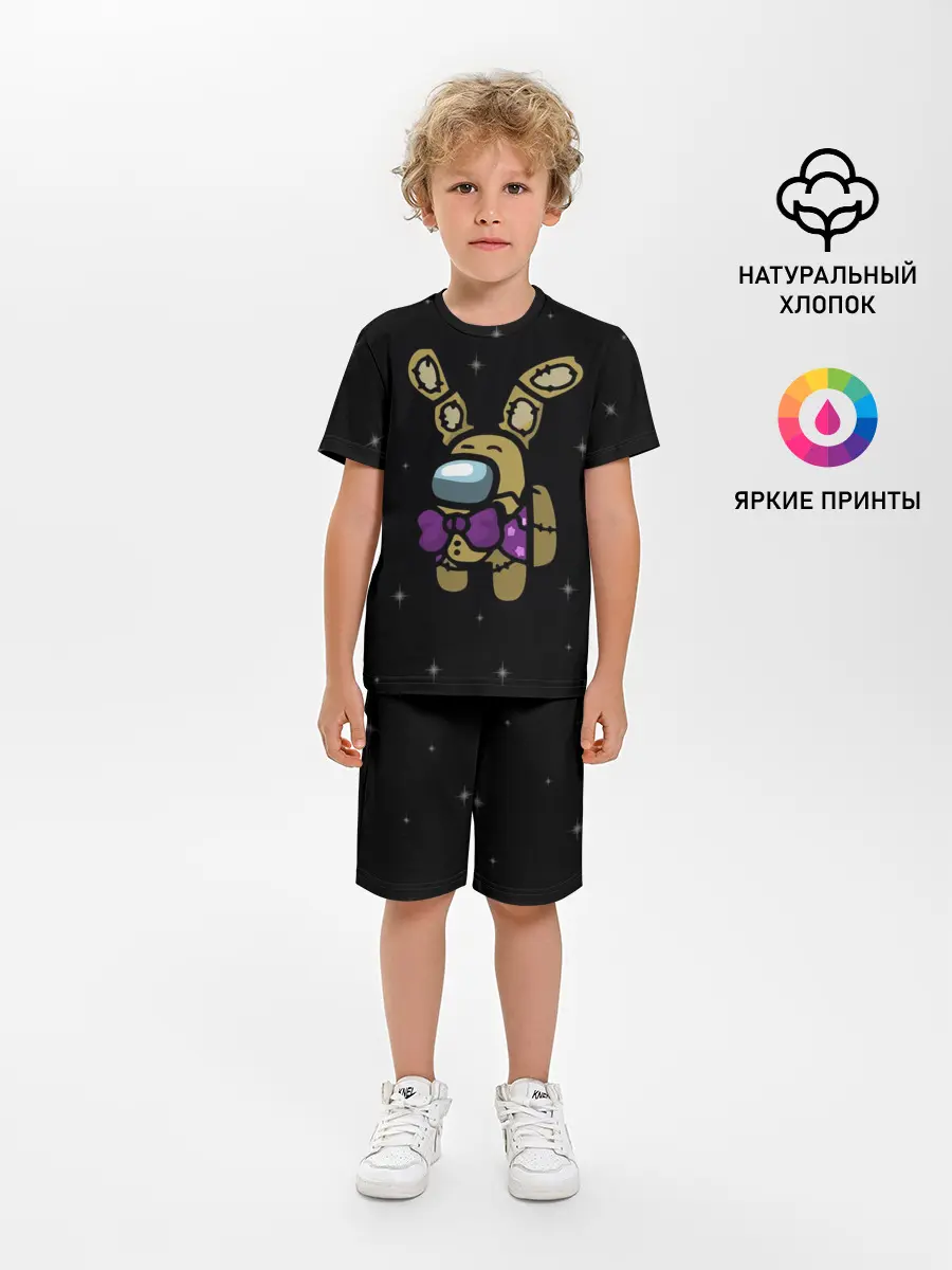 Детская пижама с шортами / AMONG US