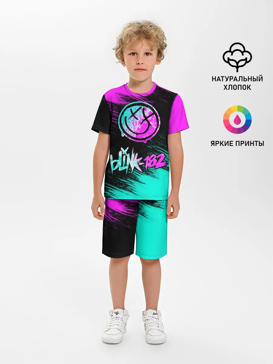 Детская пижама с шортами / Blink-182