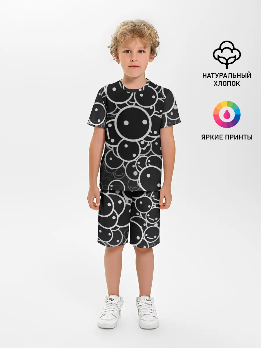 Детская пижама с шортами / Smile Texture