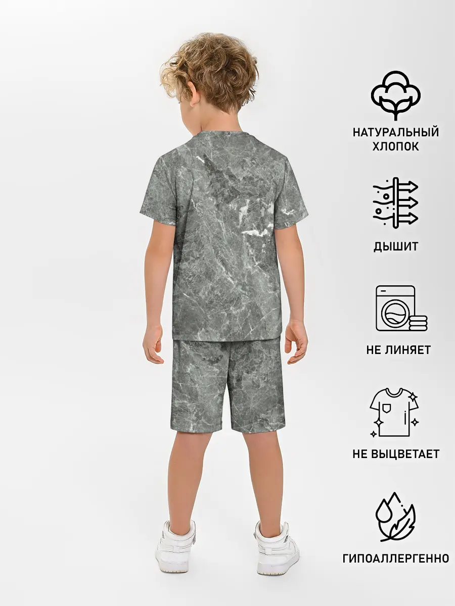 Детская пижама с шортами / Grey