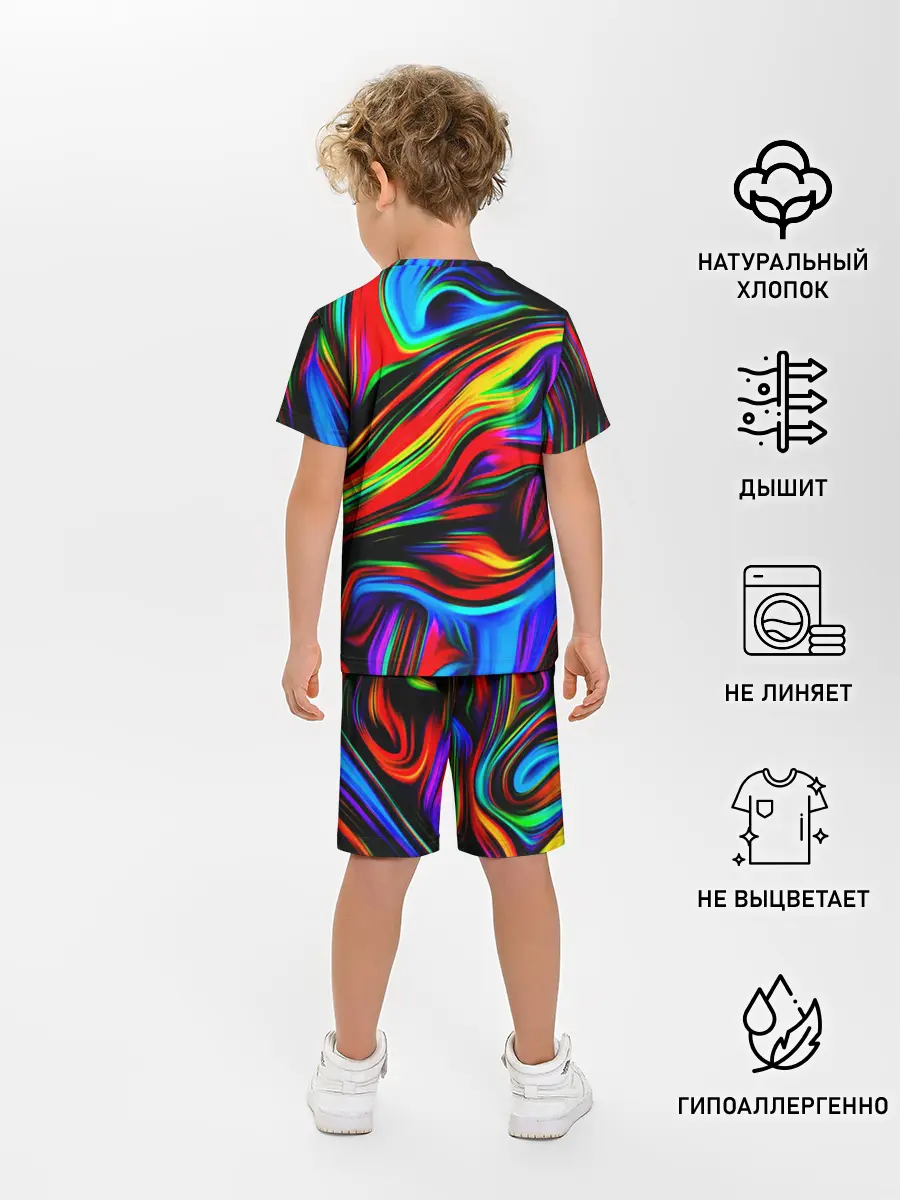 Детская пижама с шортами / ABSTRACT