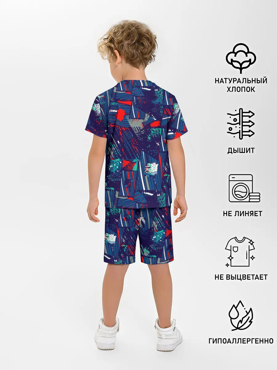 Детская пижама с шортами / Спортивный стиль