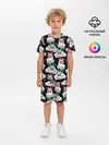 Детская пижама с шортами / Лягушки в очках